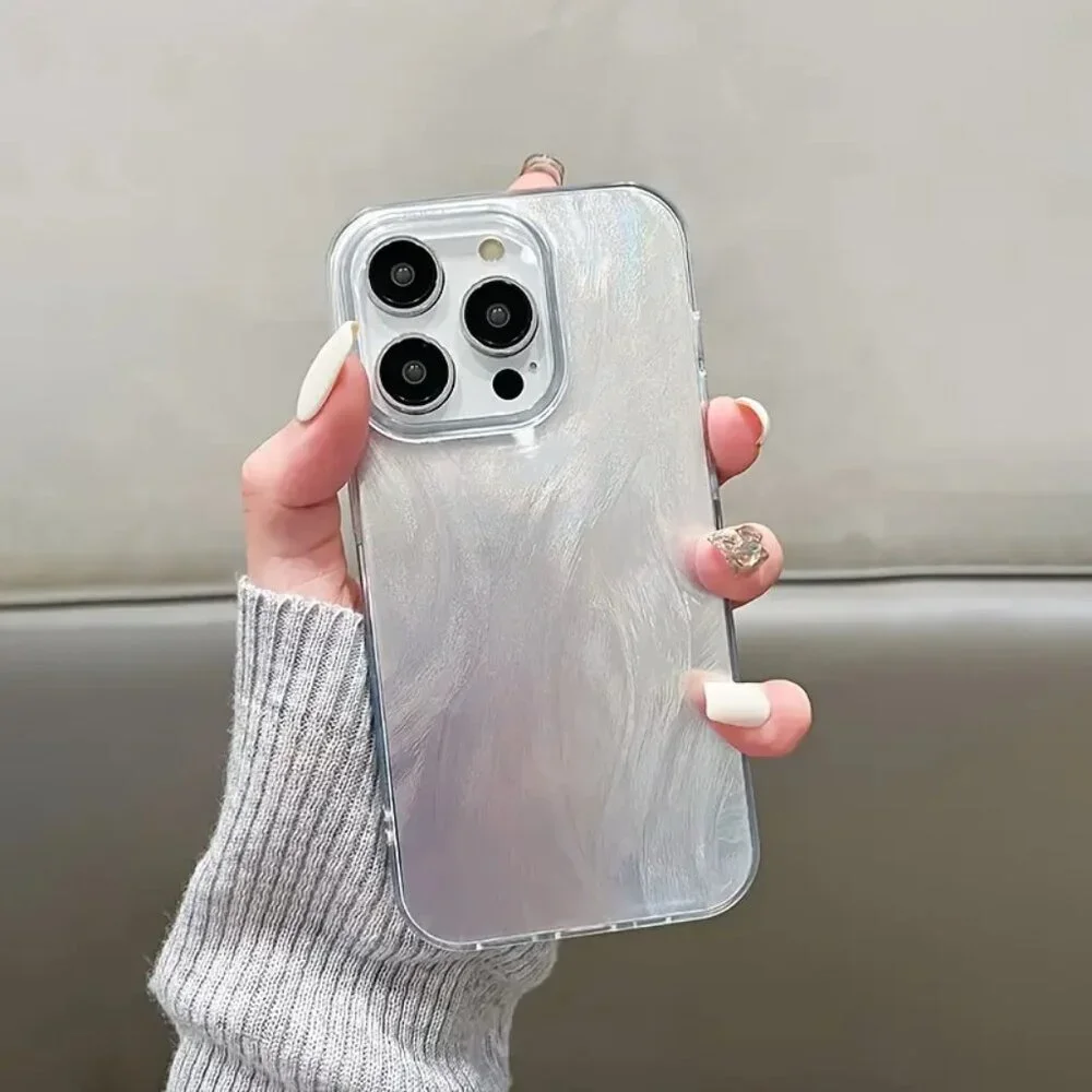 Apple iPhone 16 Pro / Max Minimalist Holographic Full Protection phone case